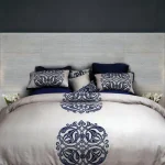 Motif (Emboss) King Quilt Cover Set – Signature Bedding by Hira Lari
